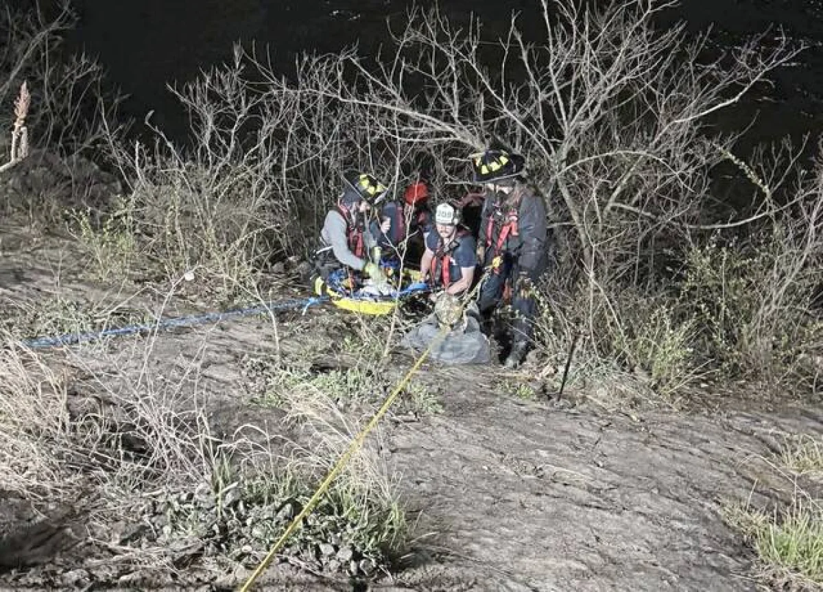 Elderly Angler Extricated from Steep Riverbank Near Emsworth