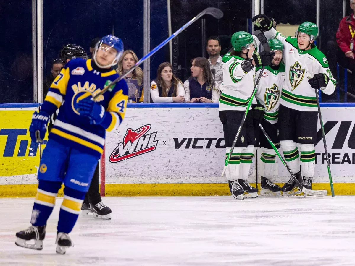 Raiders on Verge of Playoff Sweep Against Blades in WHL Showdown