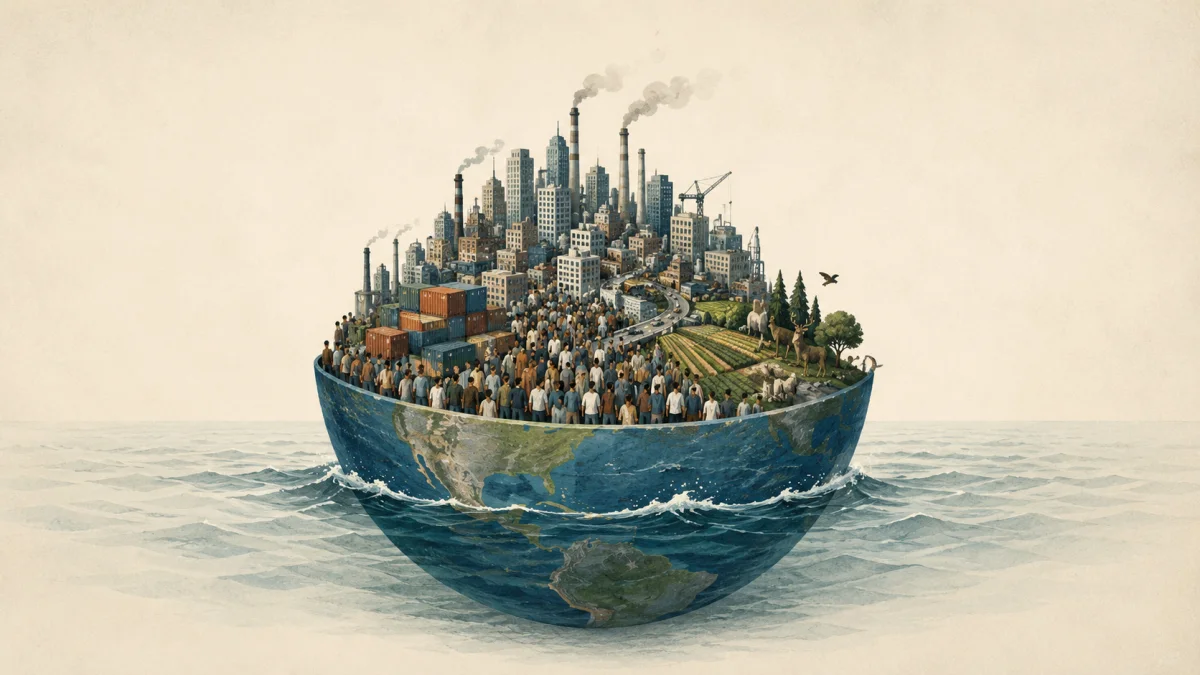 The Human Population Has Already Surpassed the Optimal Size by Nearly 6 Billion People